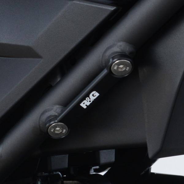 R&G Rear Foot Rest Blanking Plates for Kawasaki Ninja 250/400 '18-, Z400 & Z250 '19-, Z500 (Ninja) '24-
